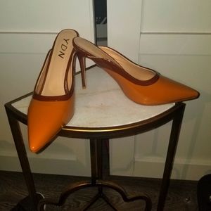 YDN Caramel and Coffee Mules.